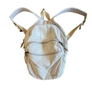 Rick Steves Kiva Designs Hemp Backpack Beige Travel Bag Eco Friendly 100% Hemp